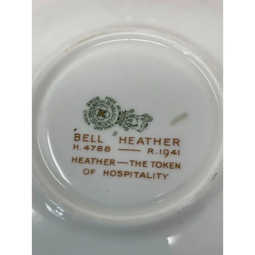 Royal Doulton Bell Heather‎ Demitasse Coffee Tea Cup 4788 Espresso Circa 1940s